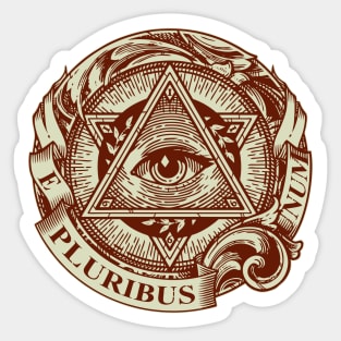 E pluribus unum Sticker